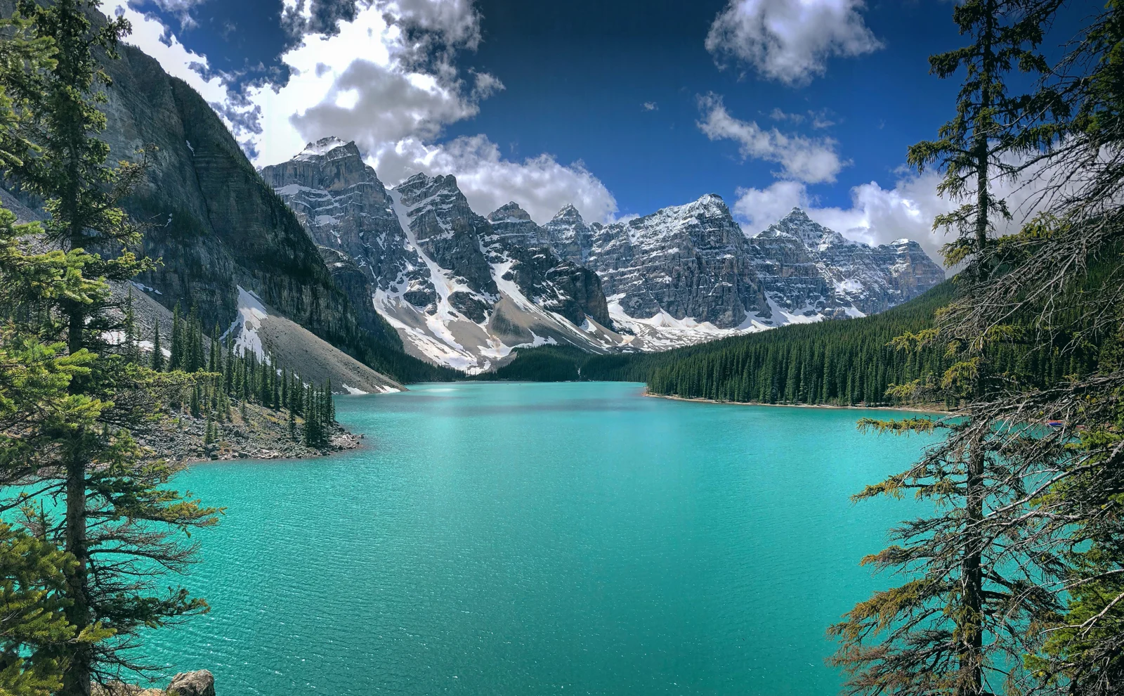 Moraine Lake im Banff Nationalpark