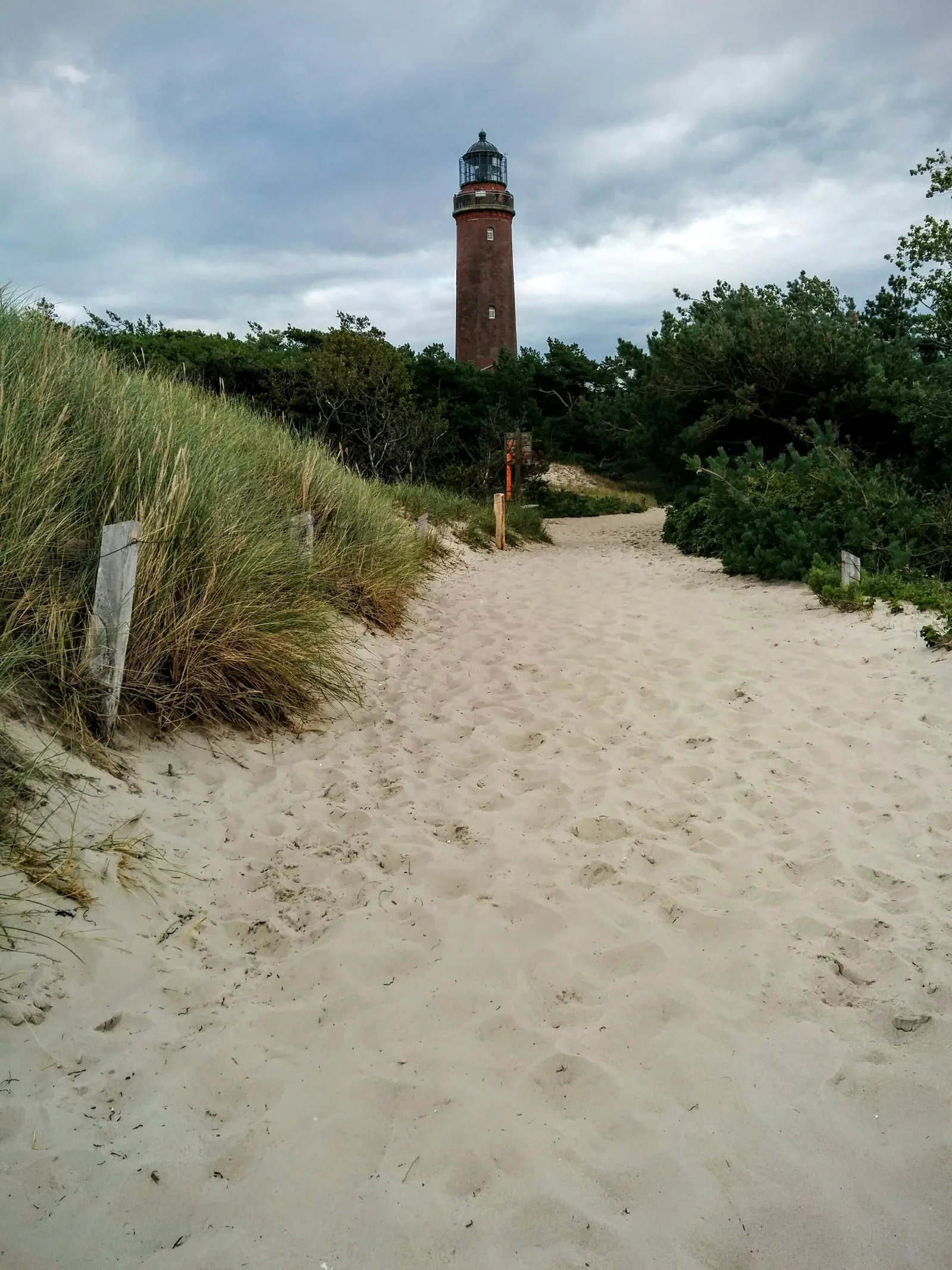 Der Leuchtturm Darßer Ort im Jahr 2016