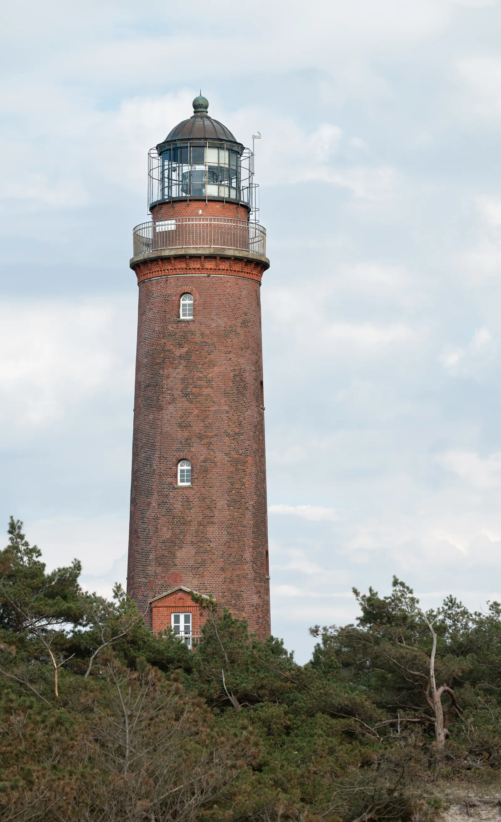 Der Leuchtturm Darßer Ort auf der Halbinsel Darß