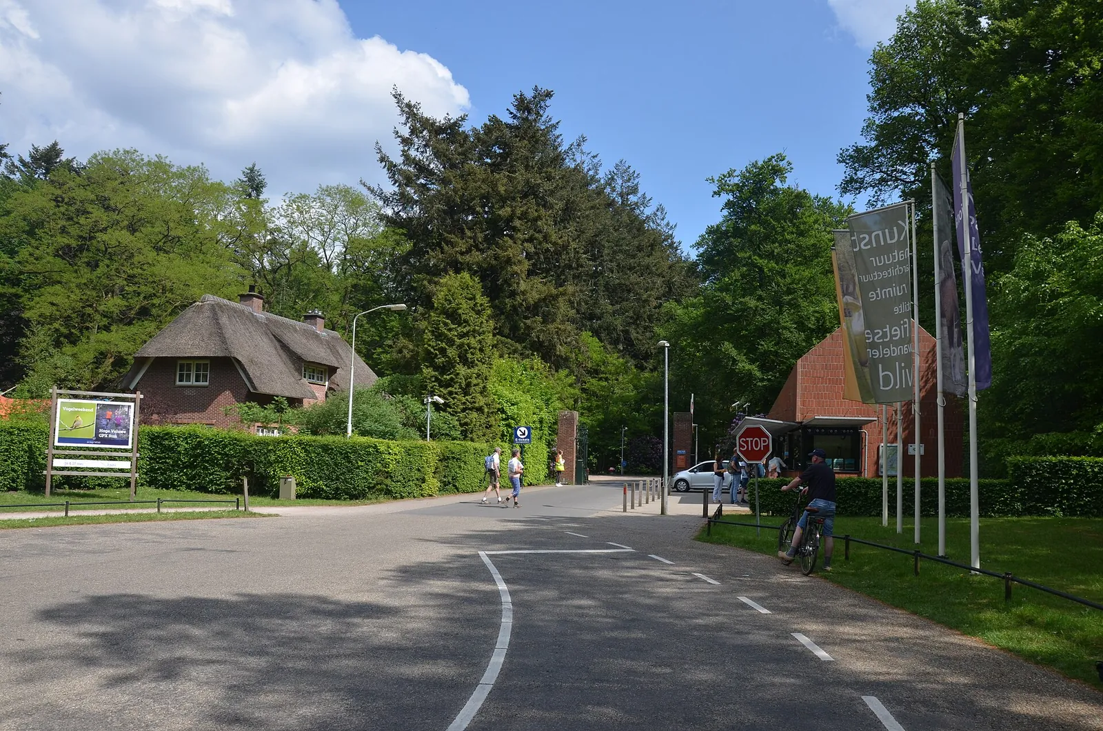 Der Eingang Otterlo zum Nationalpark De Hoge Veluwe