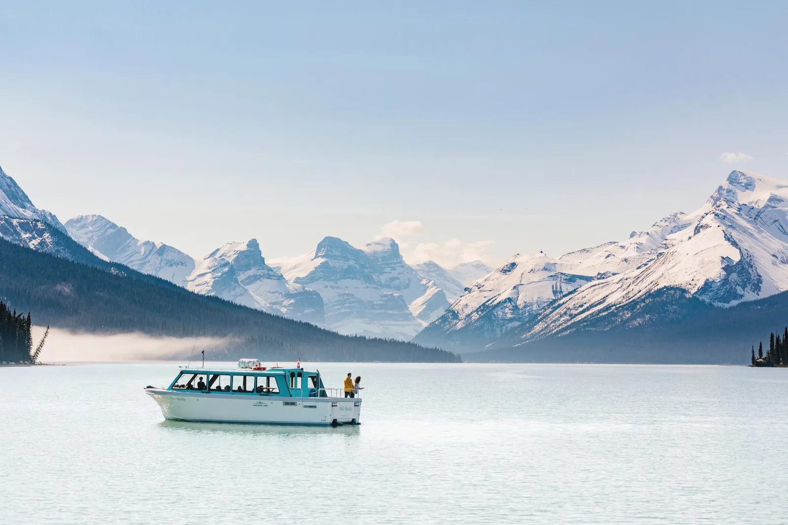 Angebotsfoto: Maligne Lake: Bootsfahrt zum Spirit Island