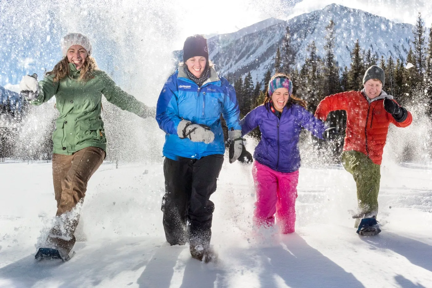 Angebotsfoto: Ab Banff: Mit Schneeschuhen zu den Paint Pots