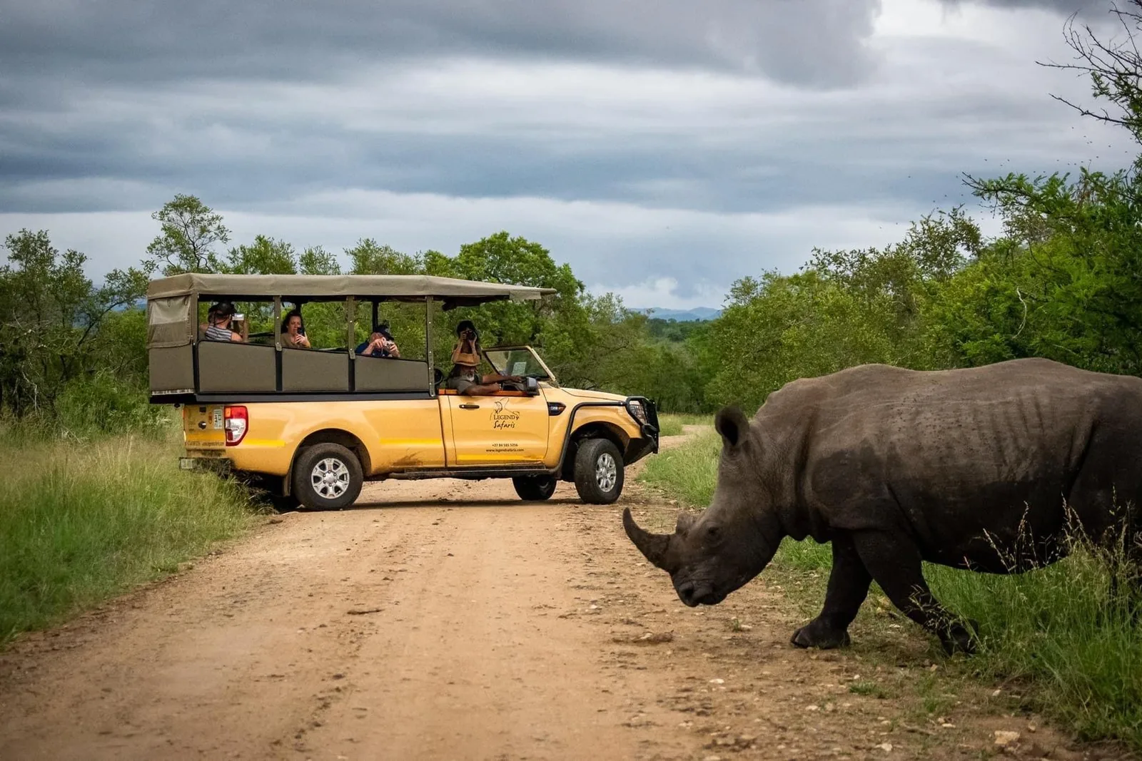Angebotsfoto: Ab Hazyview: Ganztagessafari im offenen Fahrzeug