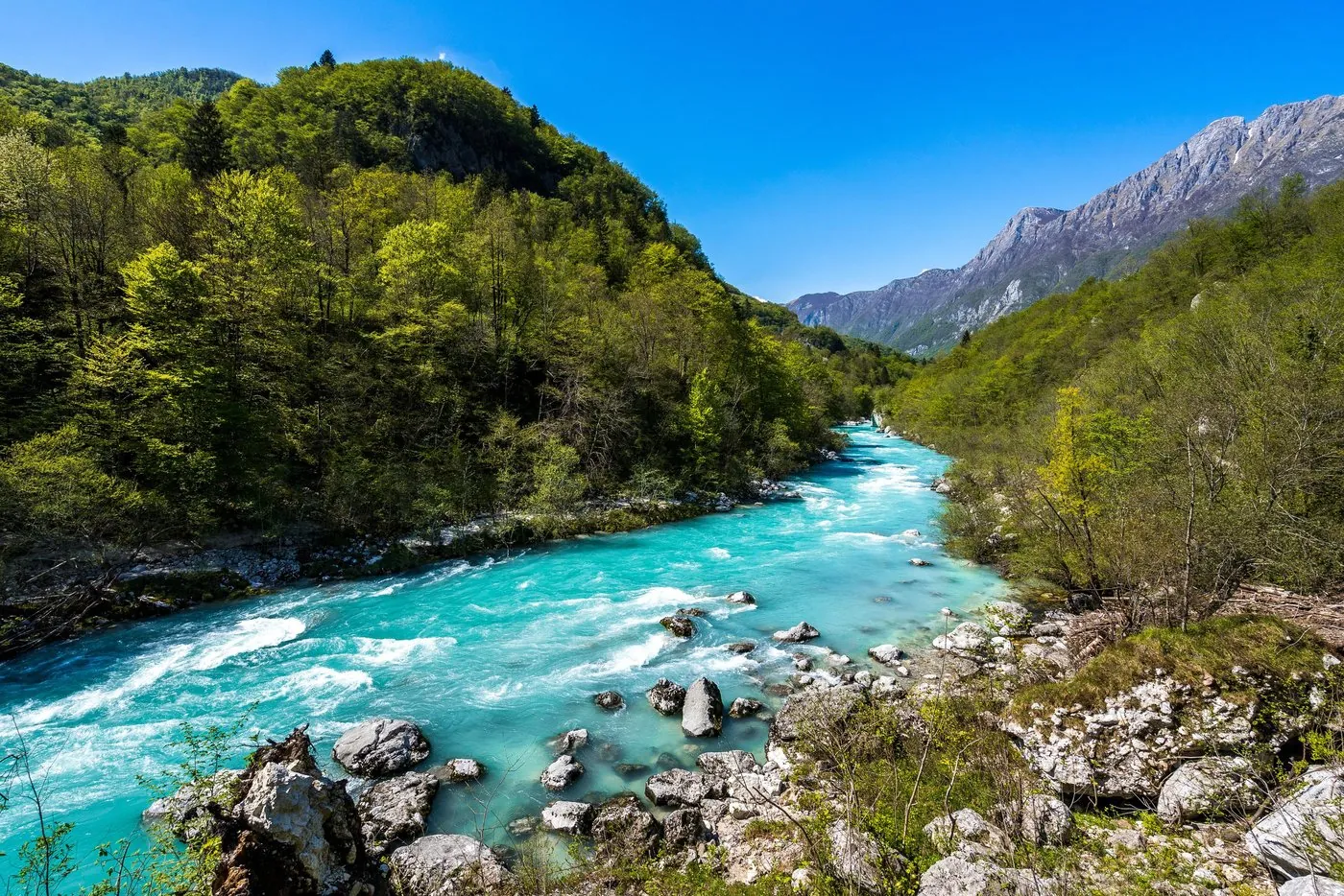 Angebotsfoto: Ab Ljubljana: Soča-Tal und Kranjska Gora an einem Tag