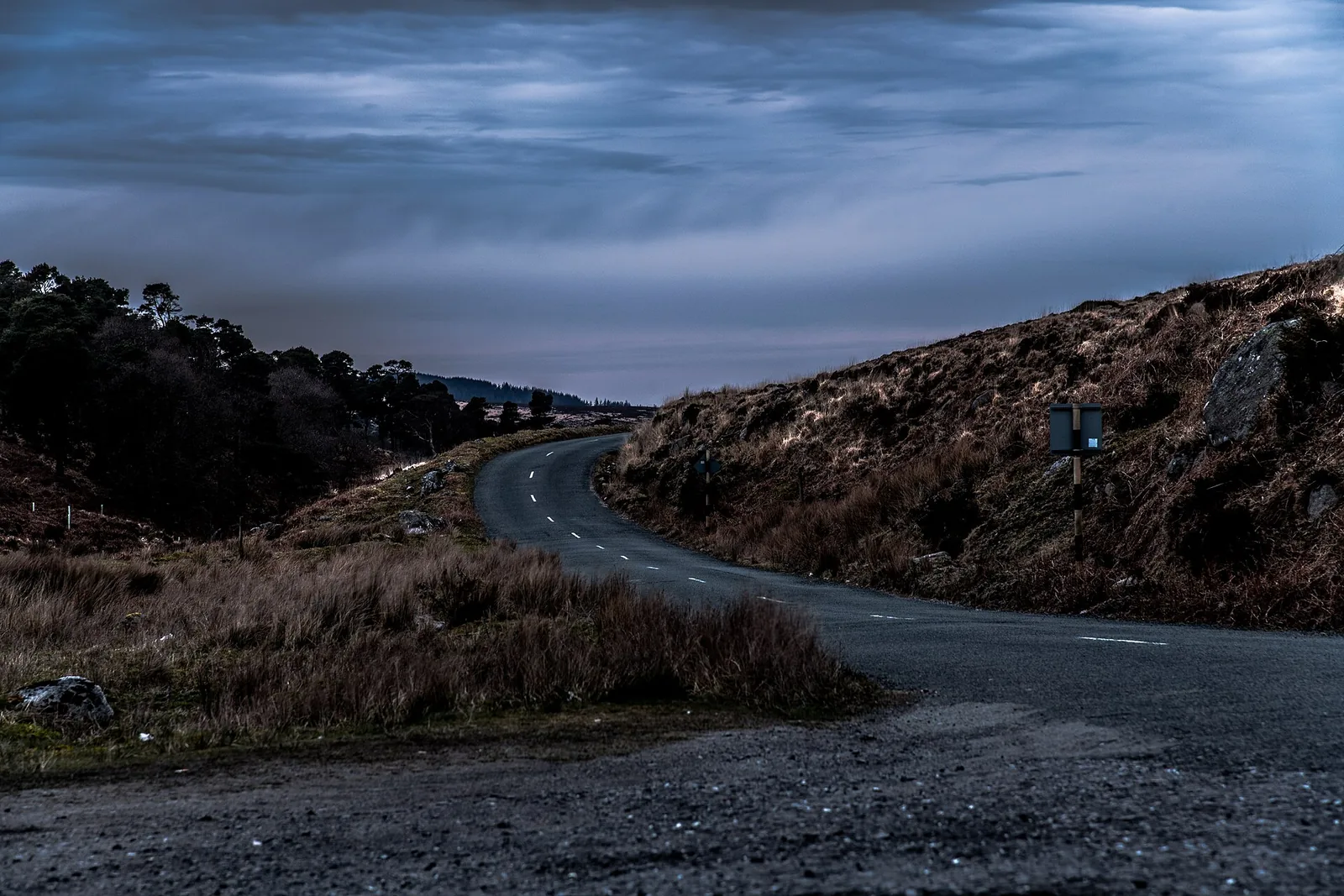 Weite Moorlandschaft am Sally Gap im Wicklow-Mountains-Nationalpark